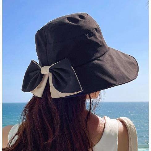 帽子 レディース 大きいサイズ 紐付き 遮光100％カット UVカット つば広 折りたたみ 自転車 飛ばない 日よけ 春 夏 春夏 UV 大きめ